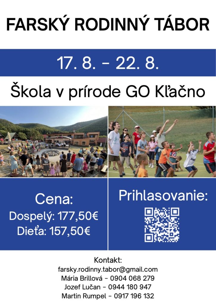 Farský rodinný tábor 2025